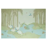 YASHINOKI CRANE PANEL SET - WILLOW Schumacher Wallpaper | Wa YASHINOKI CRANE PANEL SET WILLOW Schumacher Wallpaper wallpaper - SKU 5011701