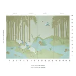 YASHINOKI CRANE PANEL SET - WILLOW Schumacher Wallpaper | Wa YASHINOKI CRANE PANEL SET WILLOW Schumacher Wallpaper wallpaper - SKU 5011701