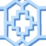 ZANZIBAR TRELLIS - BLUE Schumacher Wallpaper | Wallpaper Twi ZANZIBAR TRELLIS BLUE Schumacher Wallpaper wallpaper - SKU 5006947