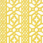 Schumacher ZANZIBAR TRELLIS - CANARY Wallpaper | Buy Online Schumacher ZANZIBAR TRELLIS wallpaper, color CANARY, SKU 5006940