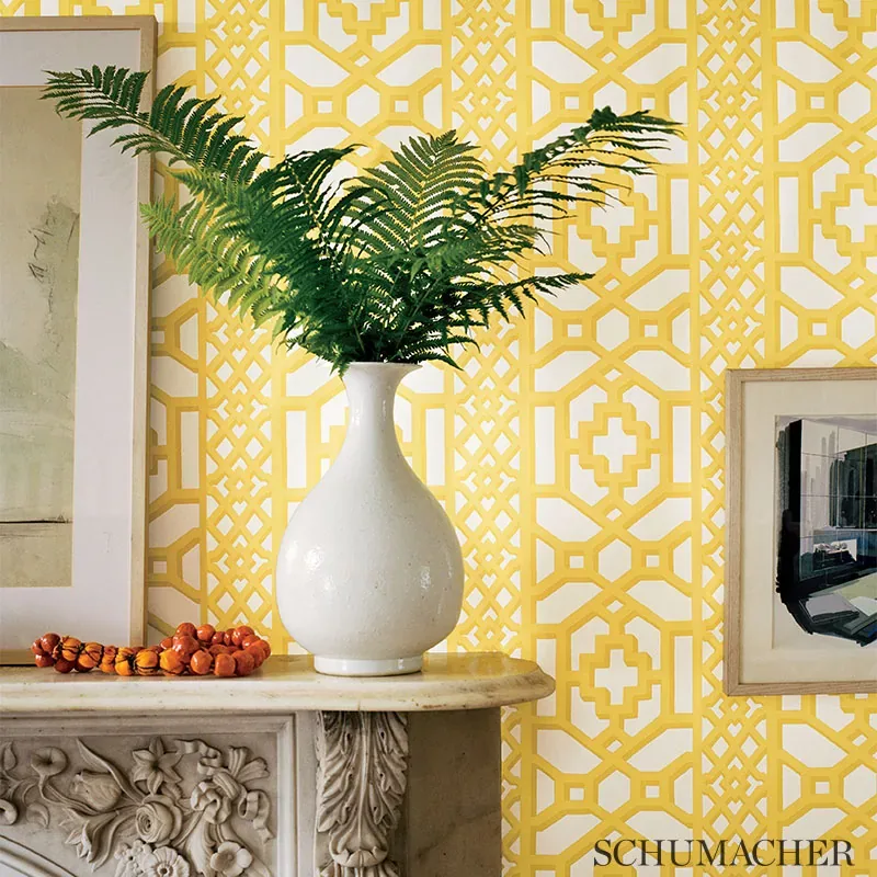 ZANZIBAR TRELLIS - CLOUD Schumacher Wallpaper | Wallpaper Tw ZANZIBAR TRELLIS CLOUD Schumacher Wallpaper wallpaper - SKU 5006943