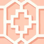 ZANZIBAR TRELLIS CORAL Schumacher Wallpaper wallpaper - SKU 5006946