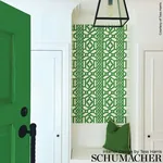 ZANZIBAR TRELLIS - JADE Schumacher Wallpaper | Wallpaper Twi ZANZIBAR TRELLIS JADE Schumacher Wallpaper wallpaper - SKU 5006941