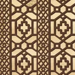 ZANZIBAR TRELLIS MYLAR GOLD MYLAR Schumacher Wallpaper wallpaper - SKU 5013640