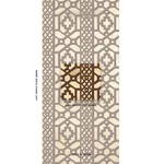ZANZIBAR TRELLIS MYLAR GOLD MYLAR Schumacher Wallpaper wallpaper - SKU 5013640