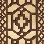 ZANZIBAR TRELLIS MYLAR GOLD MYLAR Schumacher Wallpaper wallpaper - SKU 5013640