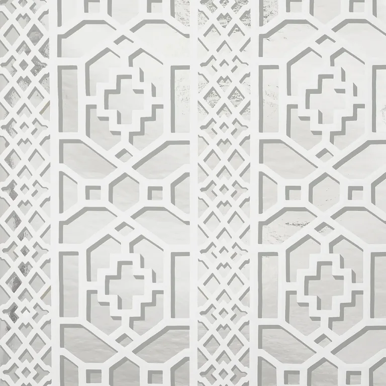 Schumacher ZANZIBAR TRELLIS MYLAR wallpaper