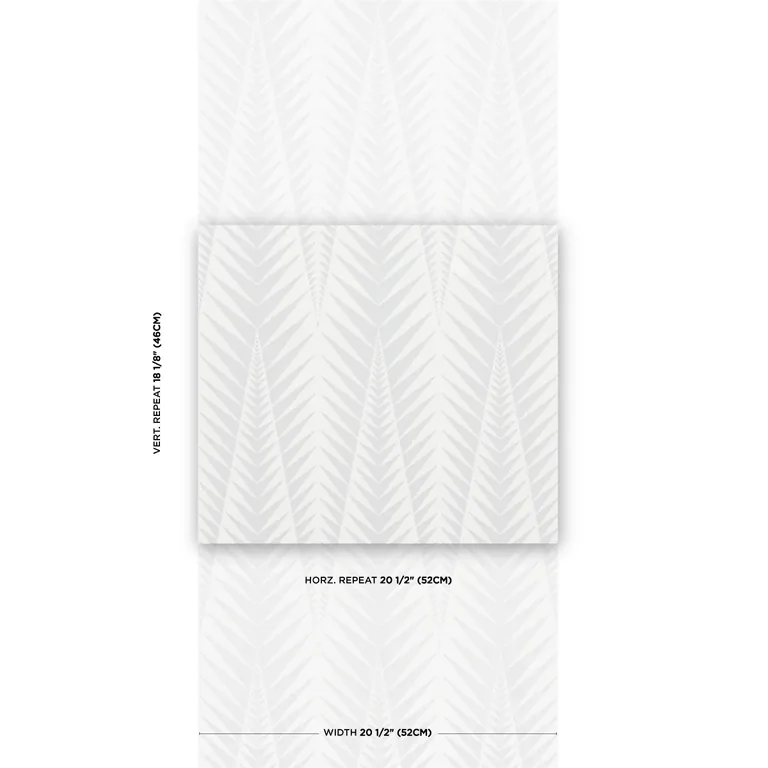 Schumacher ZEBRA wallpaper, color DOVE GREY, SKU 5015062