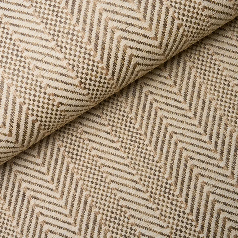 Schumacher ZIG ZAG PAPERWEAVE wallpaper
