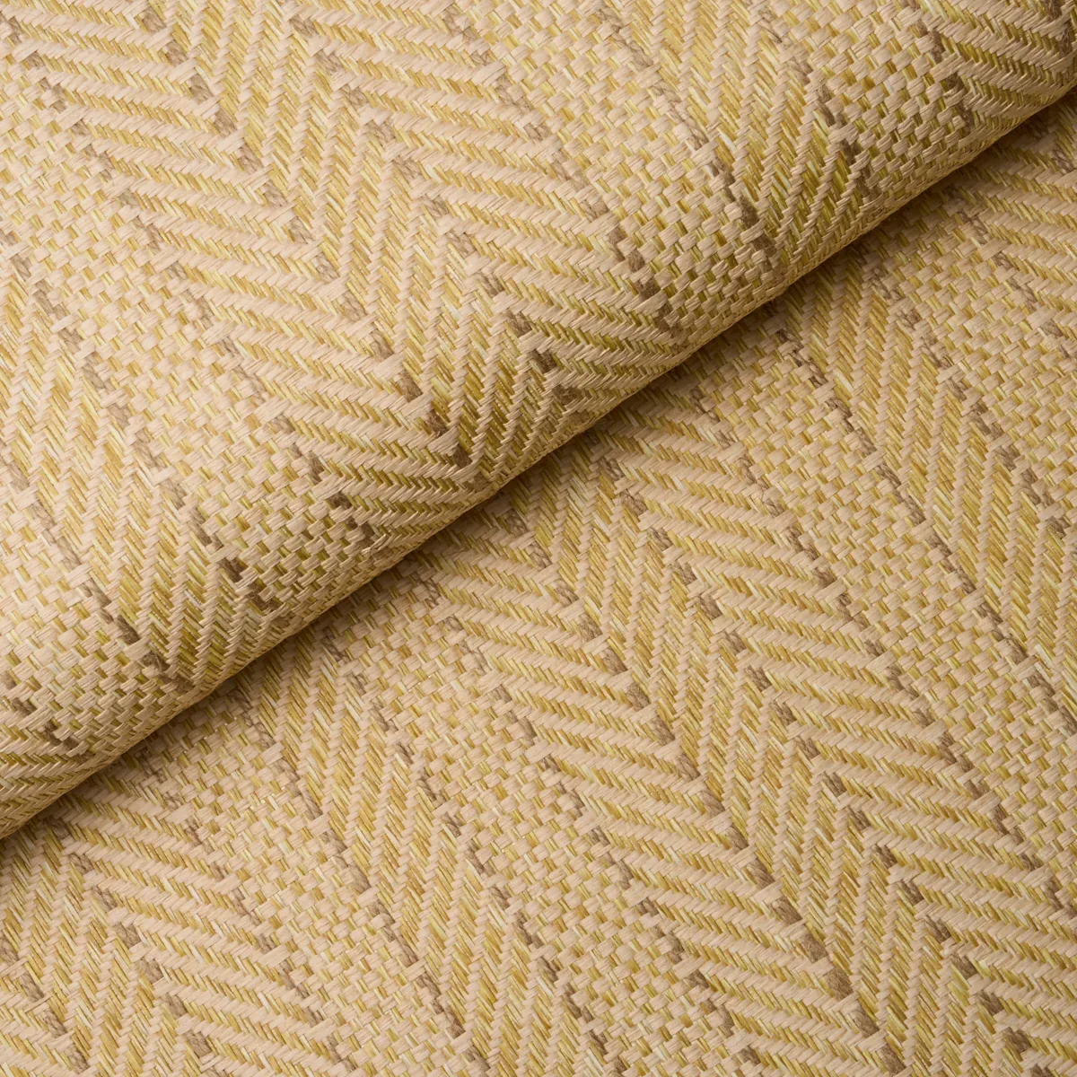 ZIG ZAG PAPERWEAVE SESAME Schumacher Wallpaper wallpaper - SKU 5016600