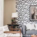 ZIMBA - EBONY Schumacher Wallpaper | Wallpaper Twins ZIMBA EBONY Schumacher Wallpaper wallpaper - SKU 5003308