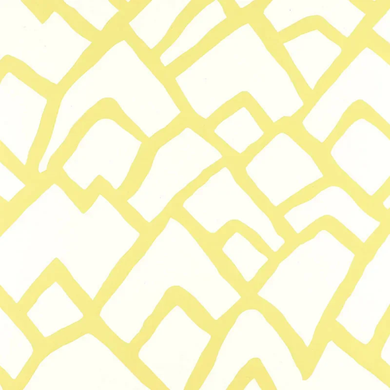 ZIMBA SOFT CHARTREUSE Schumacher Wallpaper wallpaper - SKU 5003301