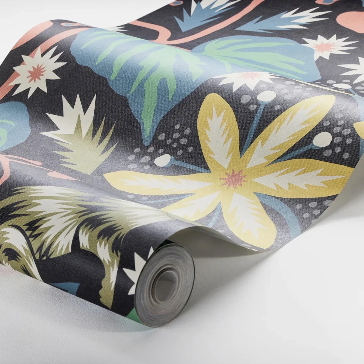 ZINGKORRE MURAL MIDNIGHT MULTI Schumacher Wallpaper wallpaper - SKU 2094