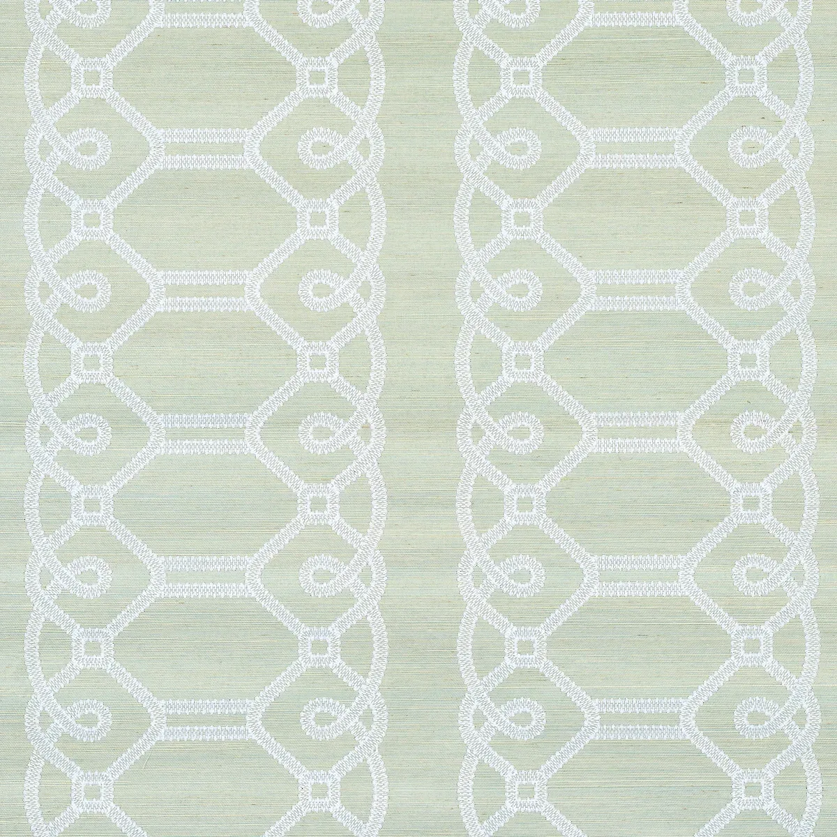 5011472 | ZIZ EMBROIDERED SISAL – MINERAL