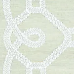 ZIZ EMBROIDERED SISAL - MINERAL Schumacher Wallpaper | Wallp ZIZ EMBROIDERED SISAL MINERAL Schumacher Wallpaper wallpaper - SKU 5011472