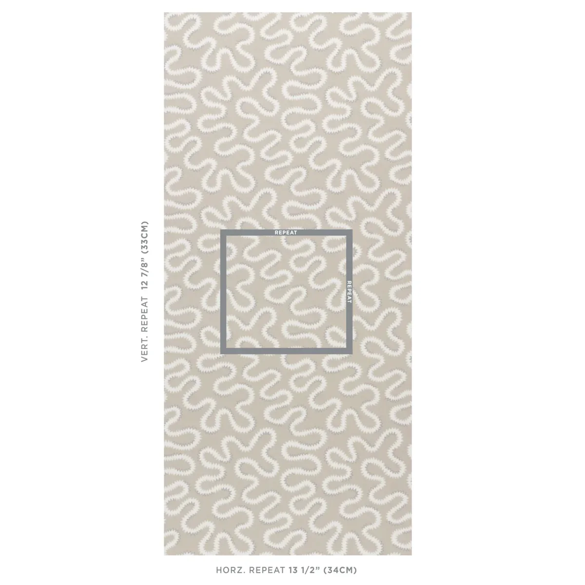 ZOELIE NATURAL Schumacher Wallpaper wallpaper - SKU 5014240