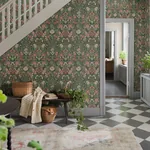 ÖRTAGÅRD SPRUCE AND MIDNIGHT Schumacher Wallpaper wallpaper - SKU 5721