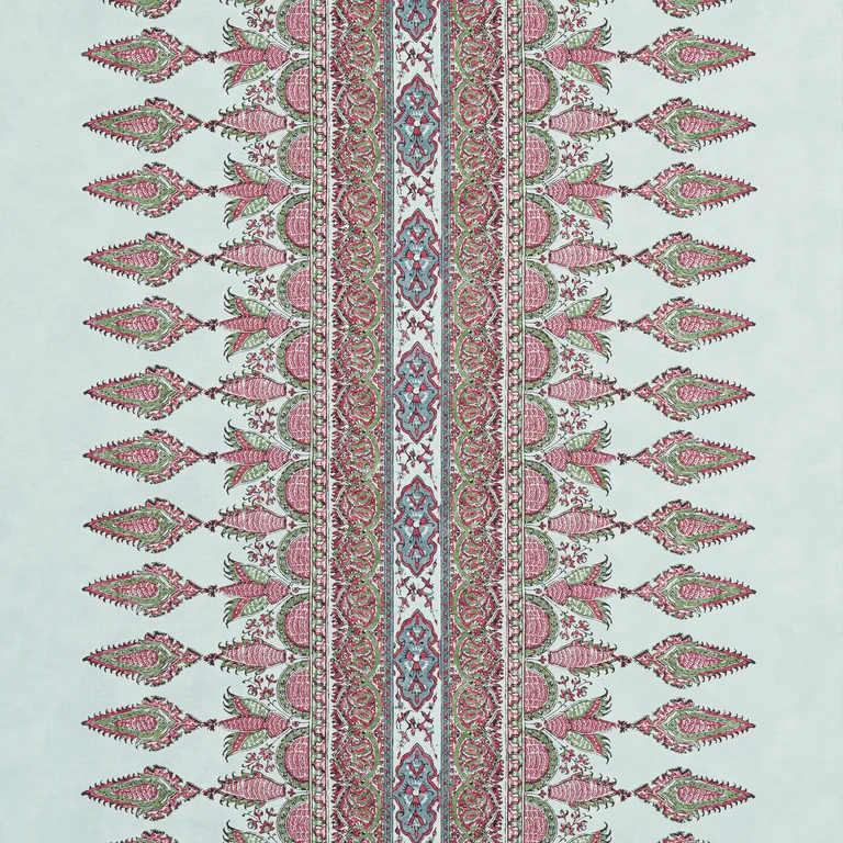 Thibaut Akola Stripe in Raspberry and Teal (F936411)
