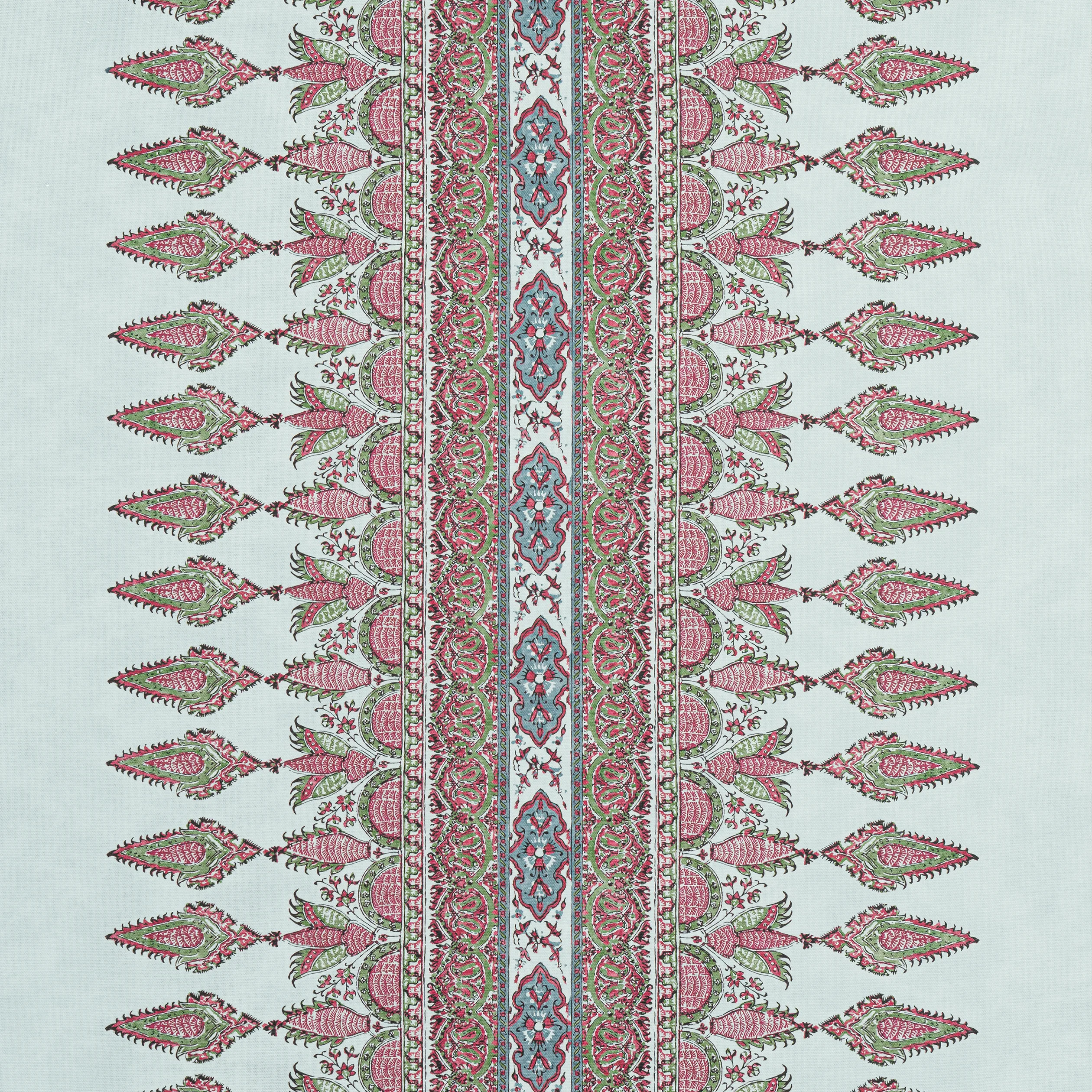 F936411 | Akola Stripe – Raspberry and Teal