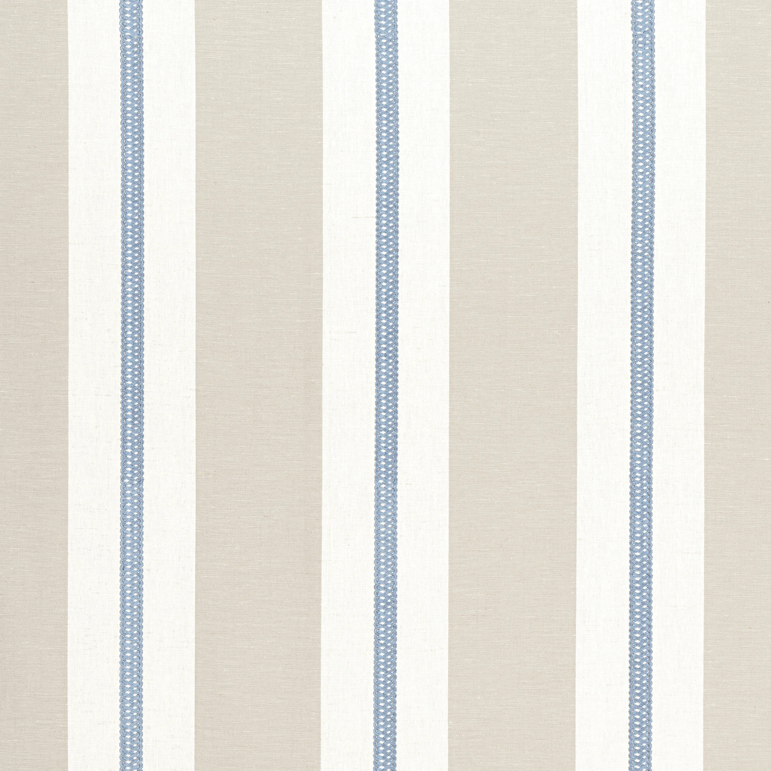Anna French Alden Stripe Embroidery in Sky (AW24531)