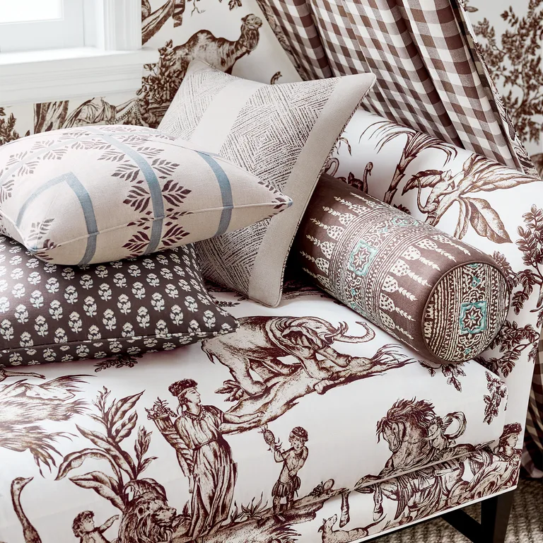 Anna French Antilles Toile in Brown (AF15169)