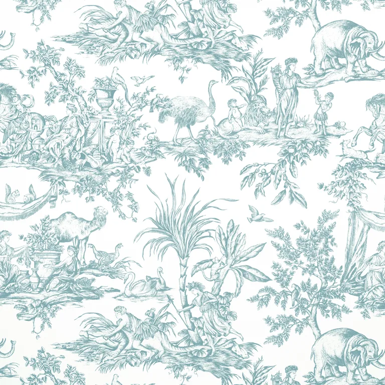 Anna French Antilles Toile in Spa Blue (AF15170)