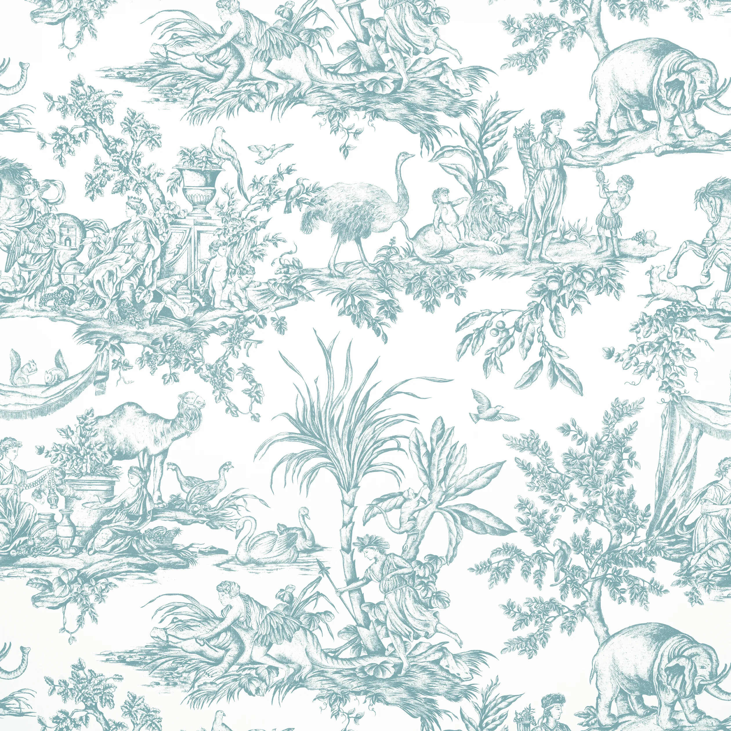 Anna French Antilles Toile in Spa Blue (AF15170)