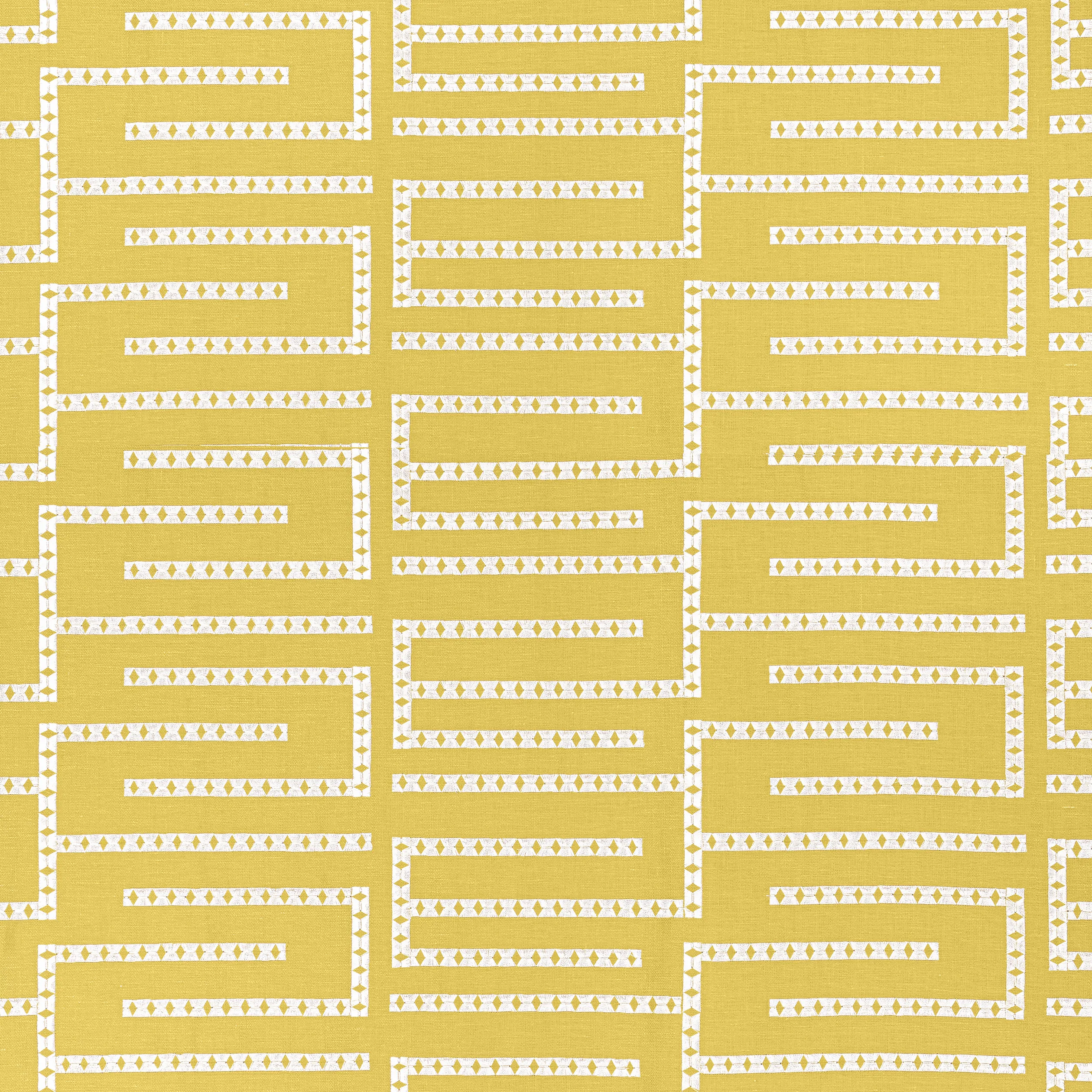 Thibaut Architect Embroidery in Harvest Gold (W713632)