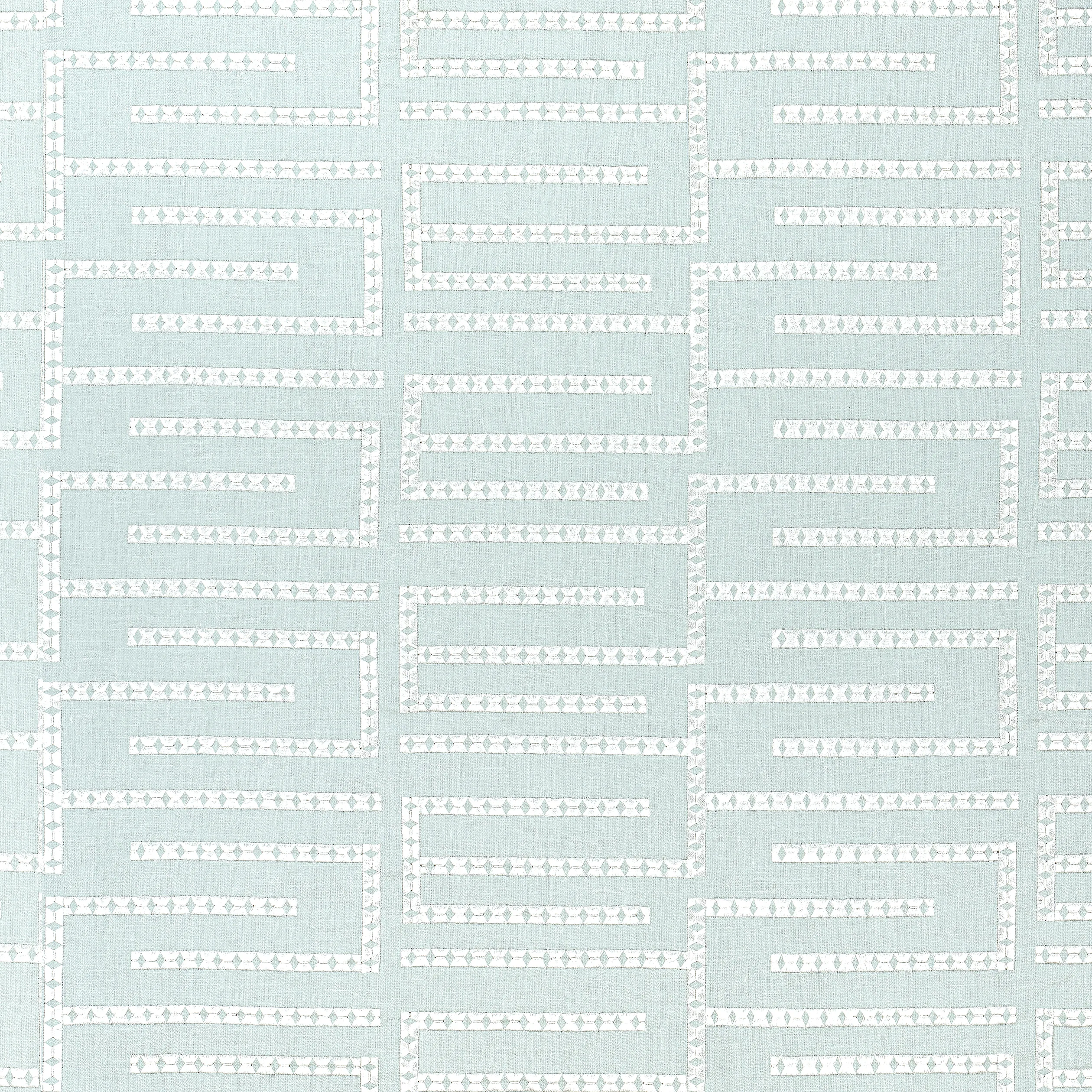 Thibaut Architect Embroidery in Mist (W713629)