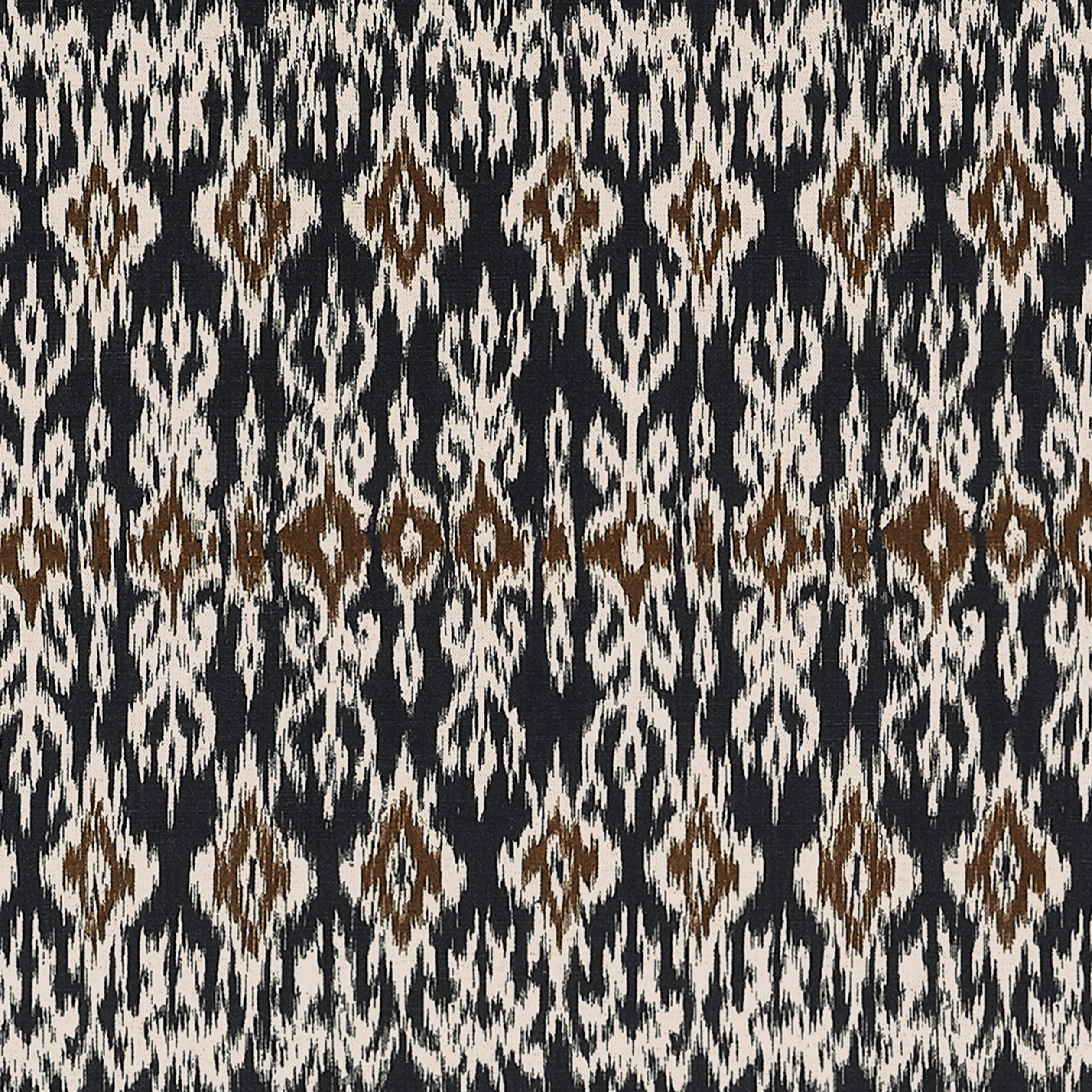 Thibaut Atlas Ikat in Basalt Black (F912051)