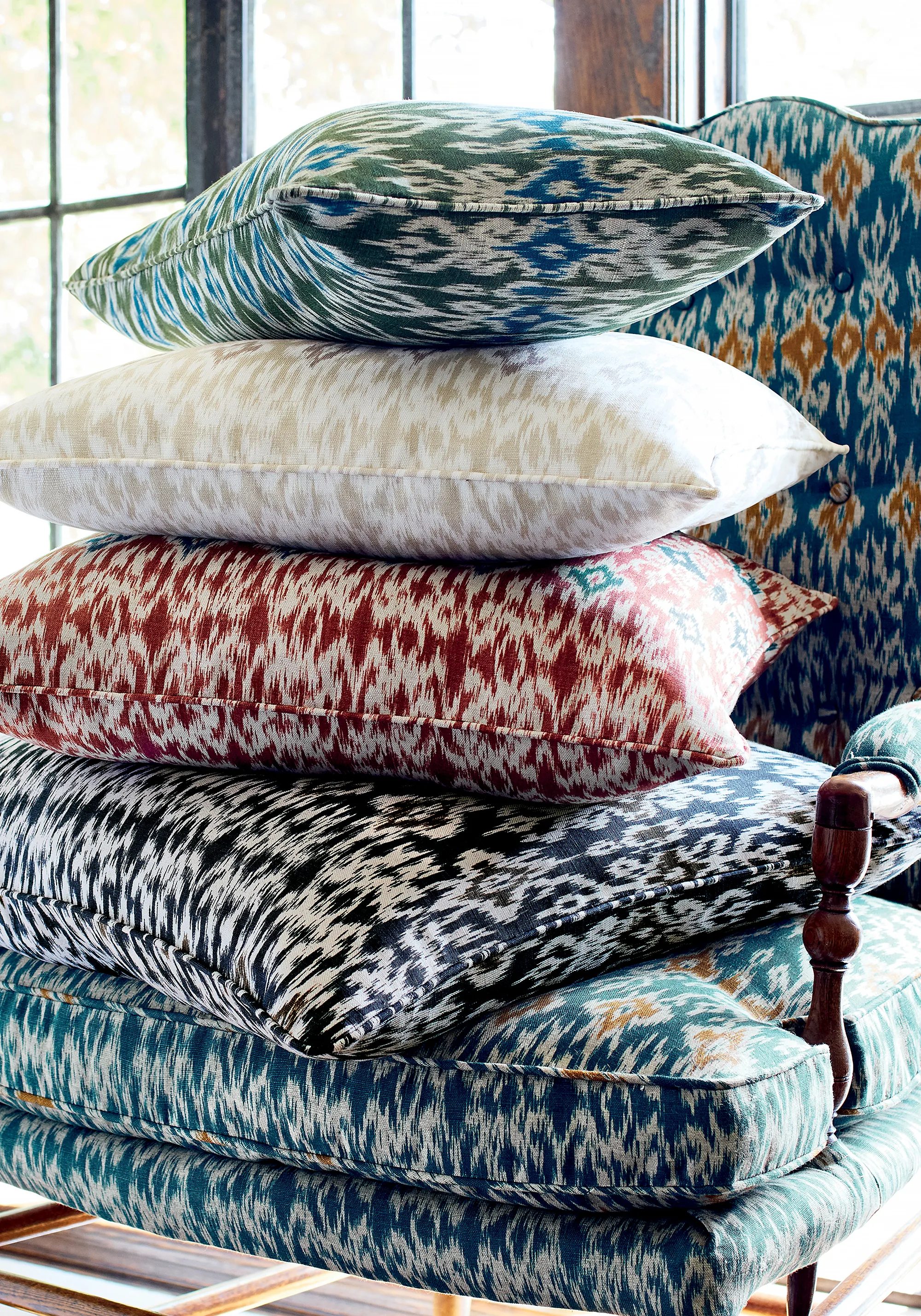 Thibaut Atlas Ikat in Sunbaked (F912049)