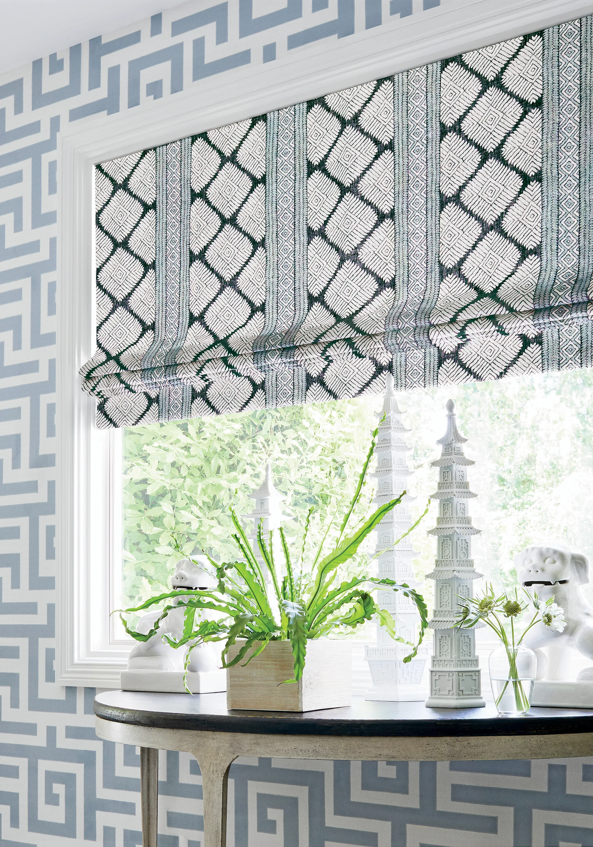 Thibaut Austin in Black and Mineral Blue (F913250)