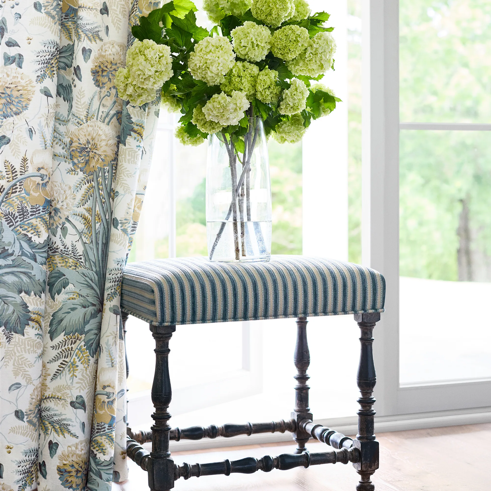 Anna French Balderic Stripe in Slate (AW9238)
