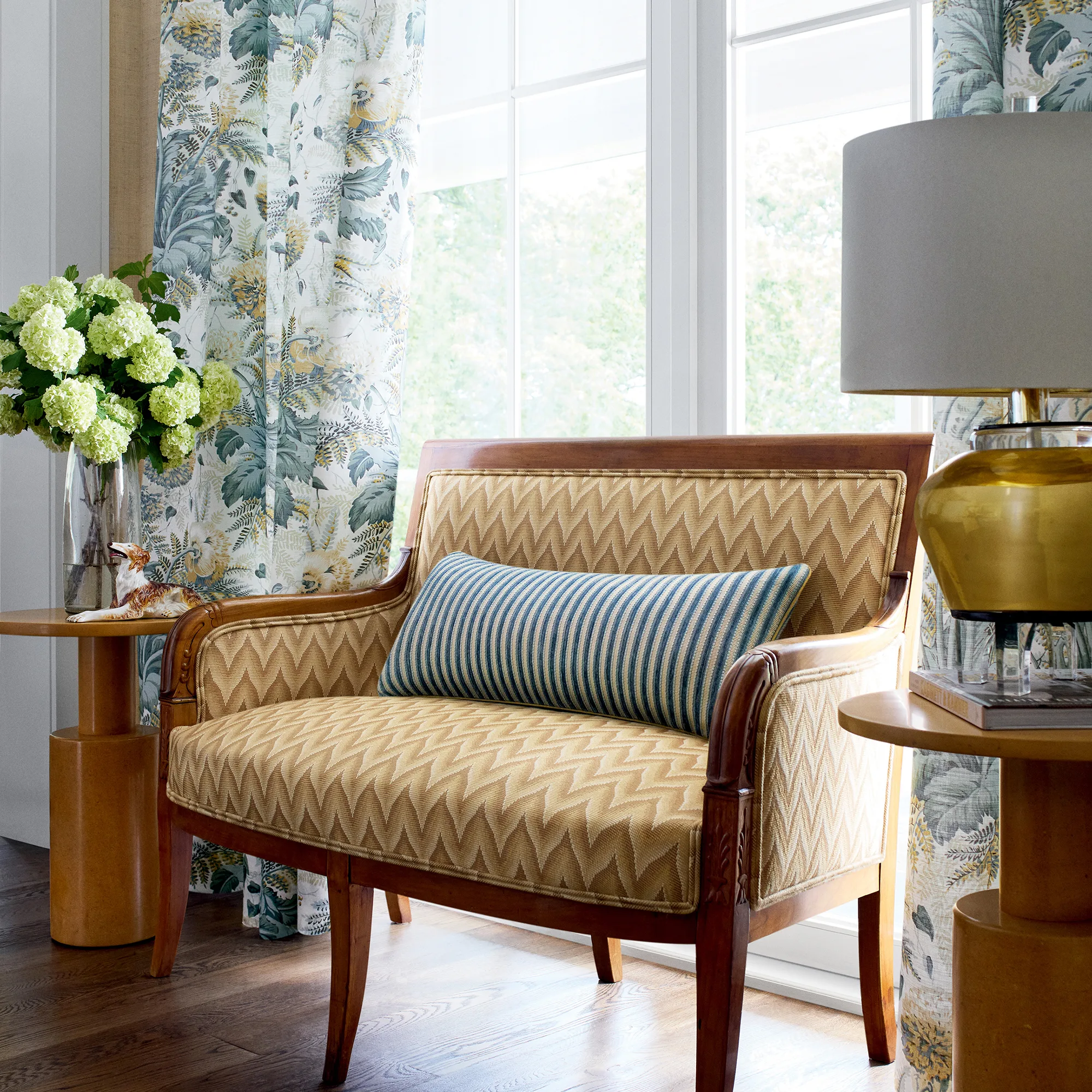 Anna French Balderic Stripe in Slate (AW9238)