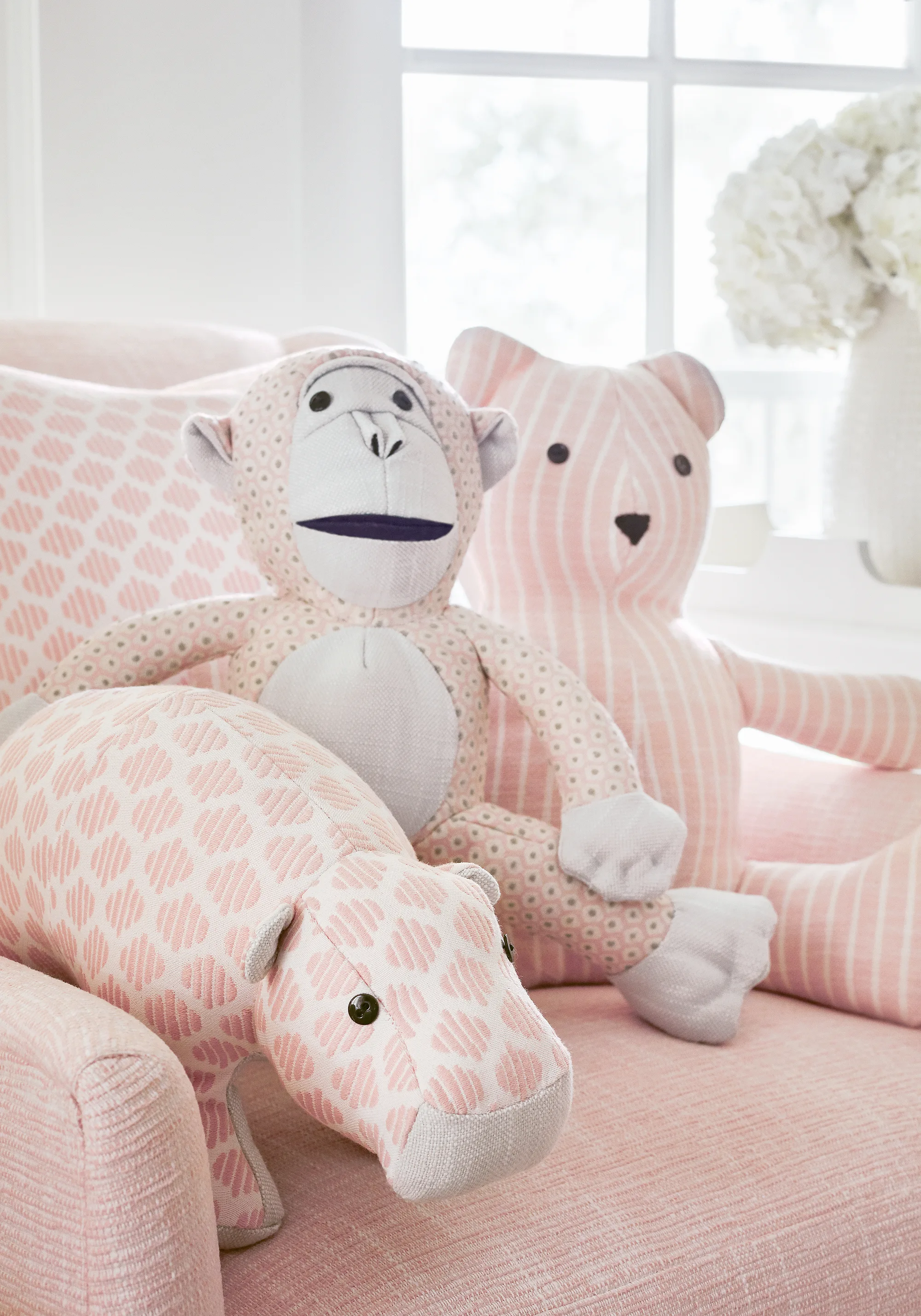 Thibaut Bayside Stripe in Blush (W73469)