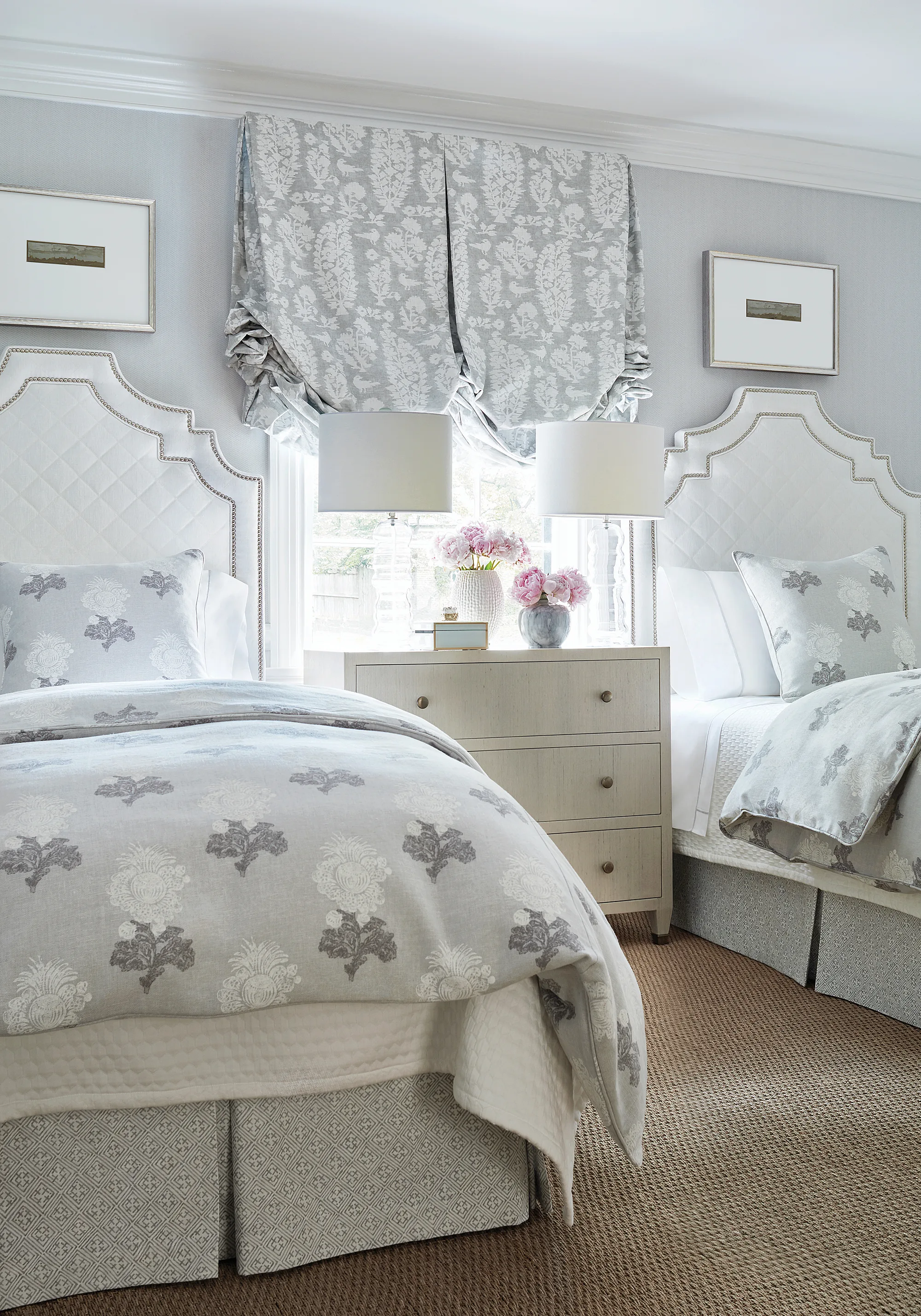 Thibaut Beacroft Matelasse in Off White (W772572)