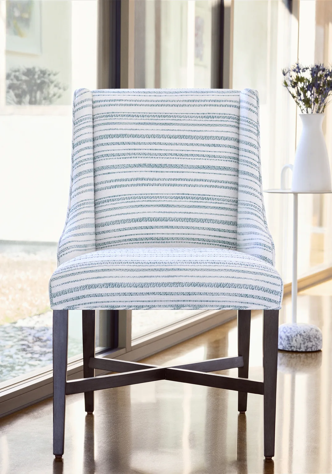 Thibaut Bellano Stripe in Ocean (W77152)