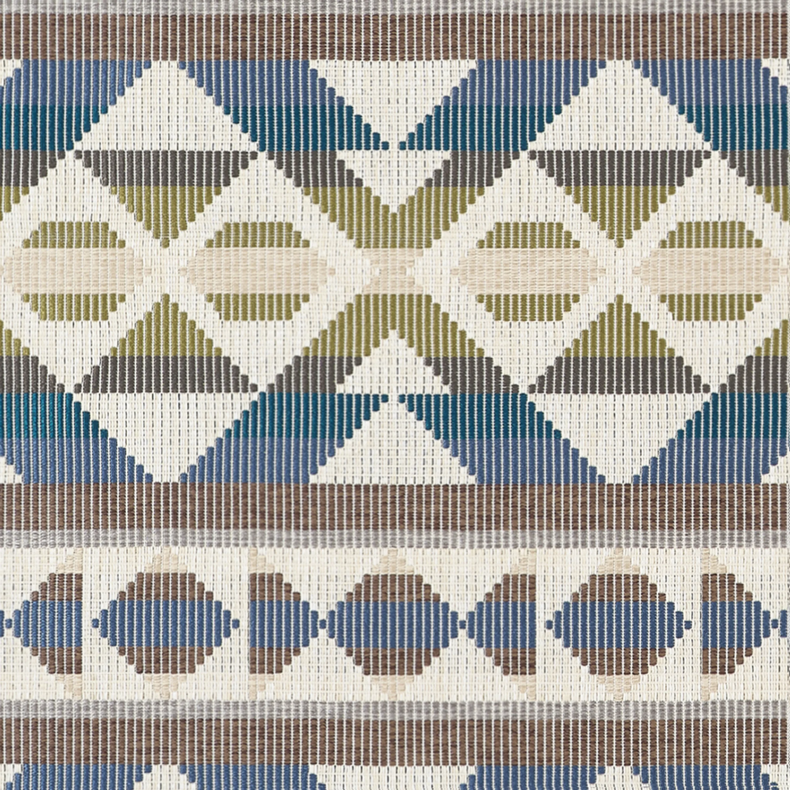 W712027 | Berber Blanket – Green and Blue