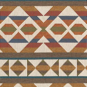 Thibaut Berber Blanket in Ochre and Brown (W712026)