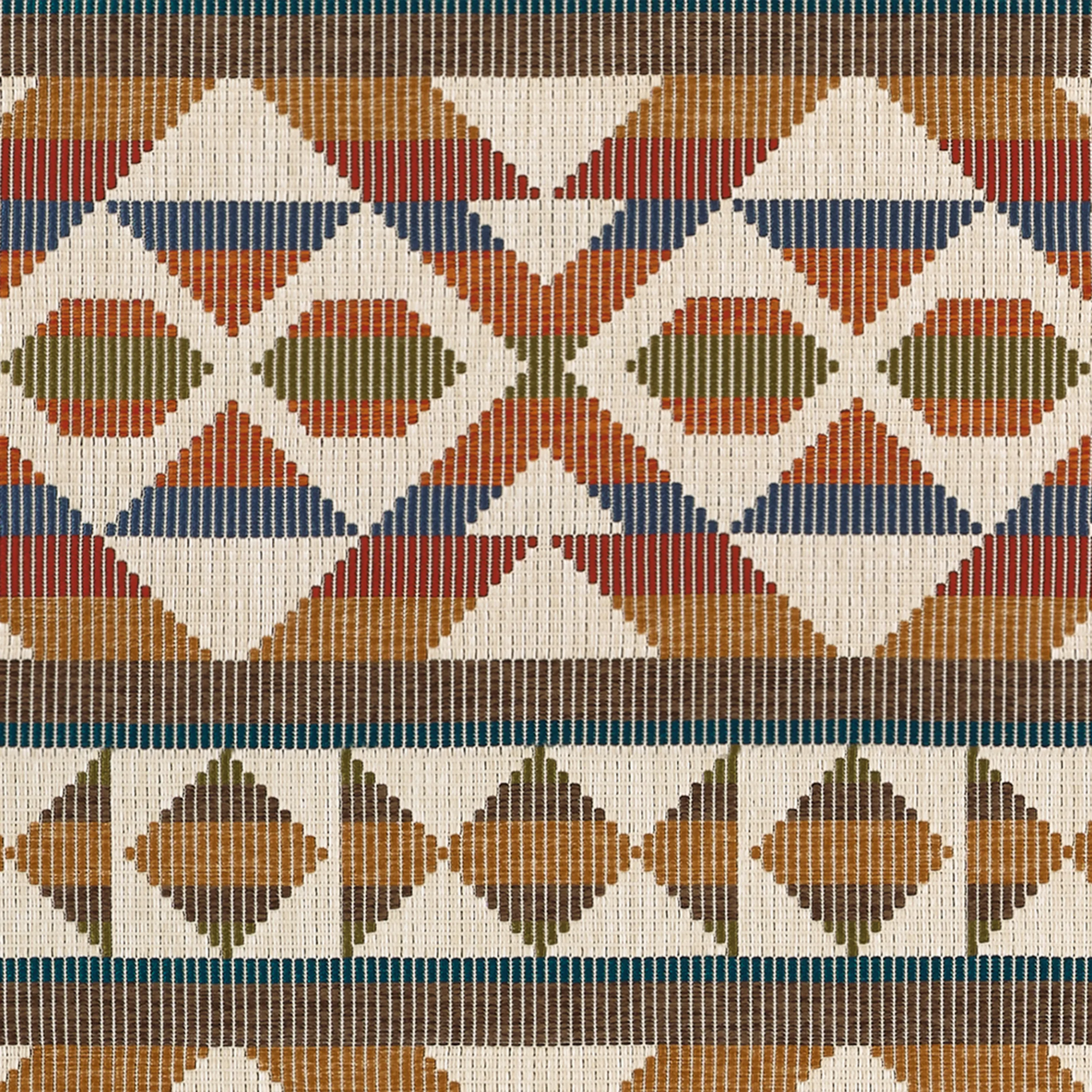 W712026 | Berber Blanket – Ochre and Brown