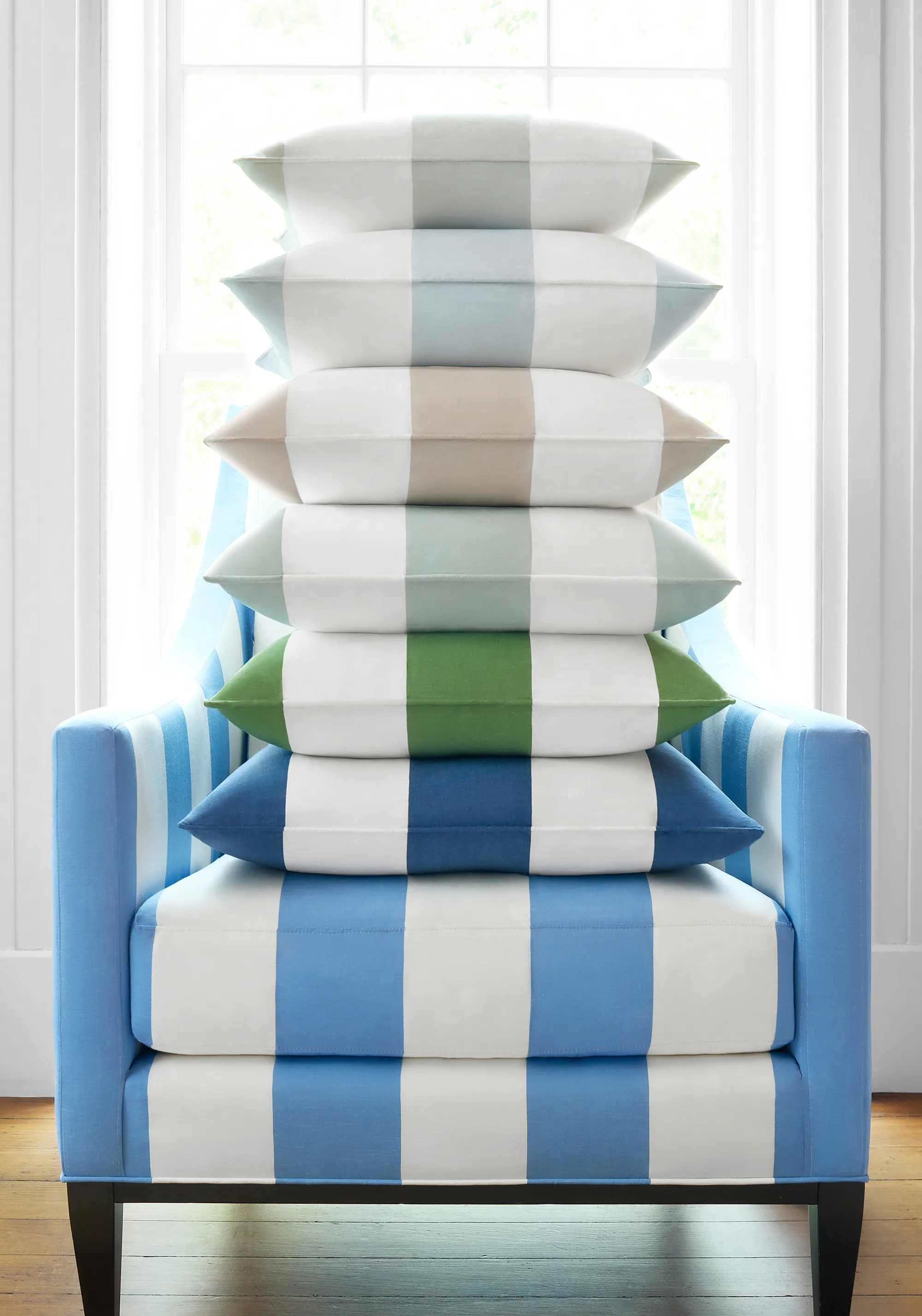 Thibaut Bergamo Stripe in Blue (W713638)