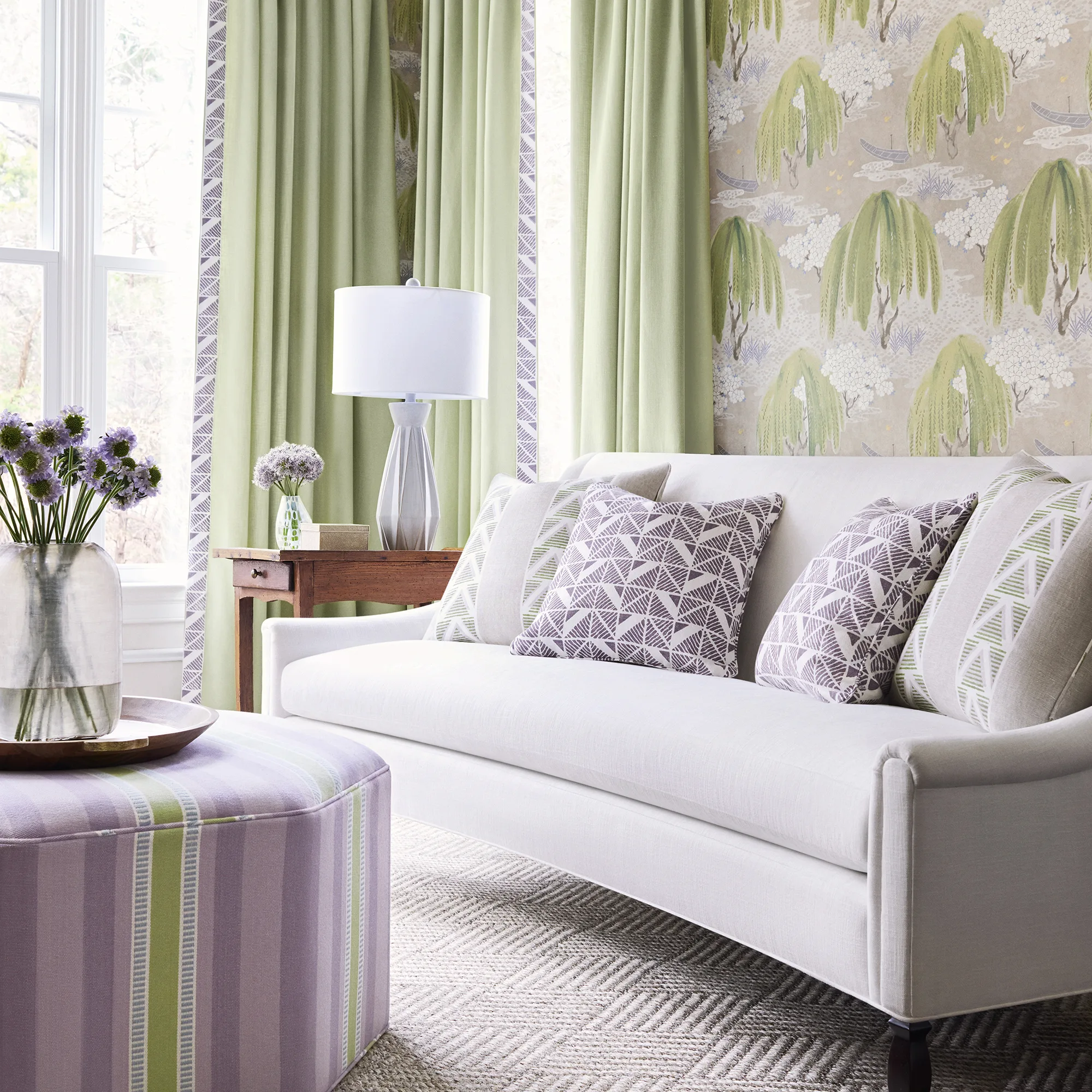 Anna French Bloomsbury Square in Plum (AF23116)
