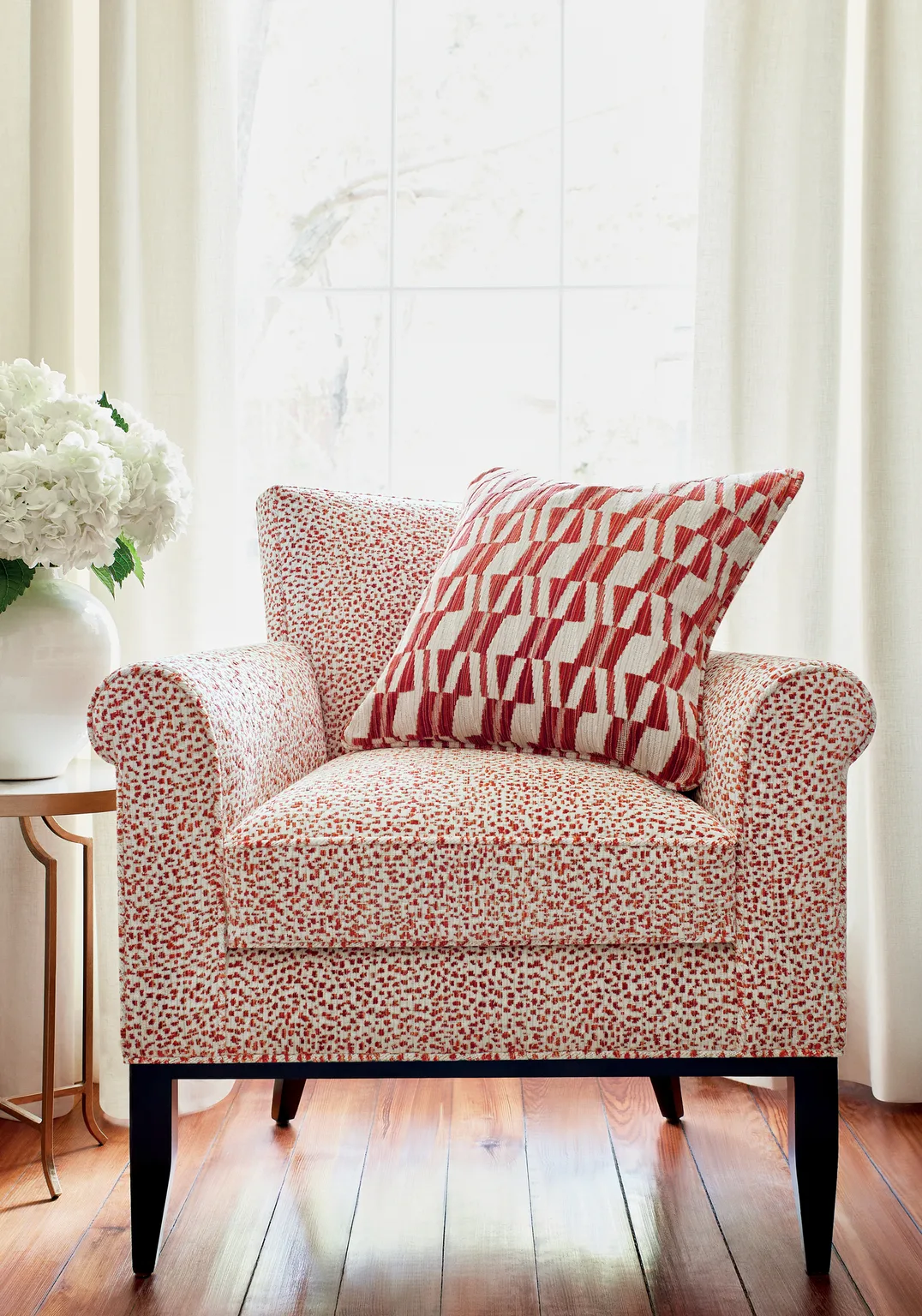 Thibaut Bossa Nova Velvet in Persimmon (W72808)
