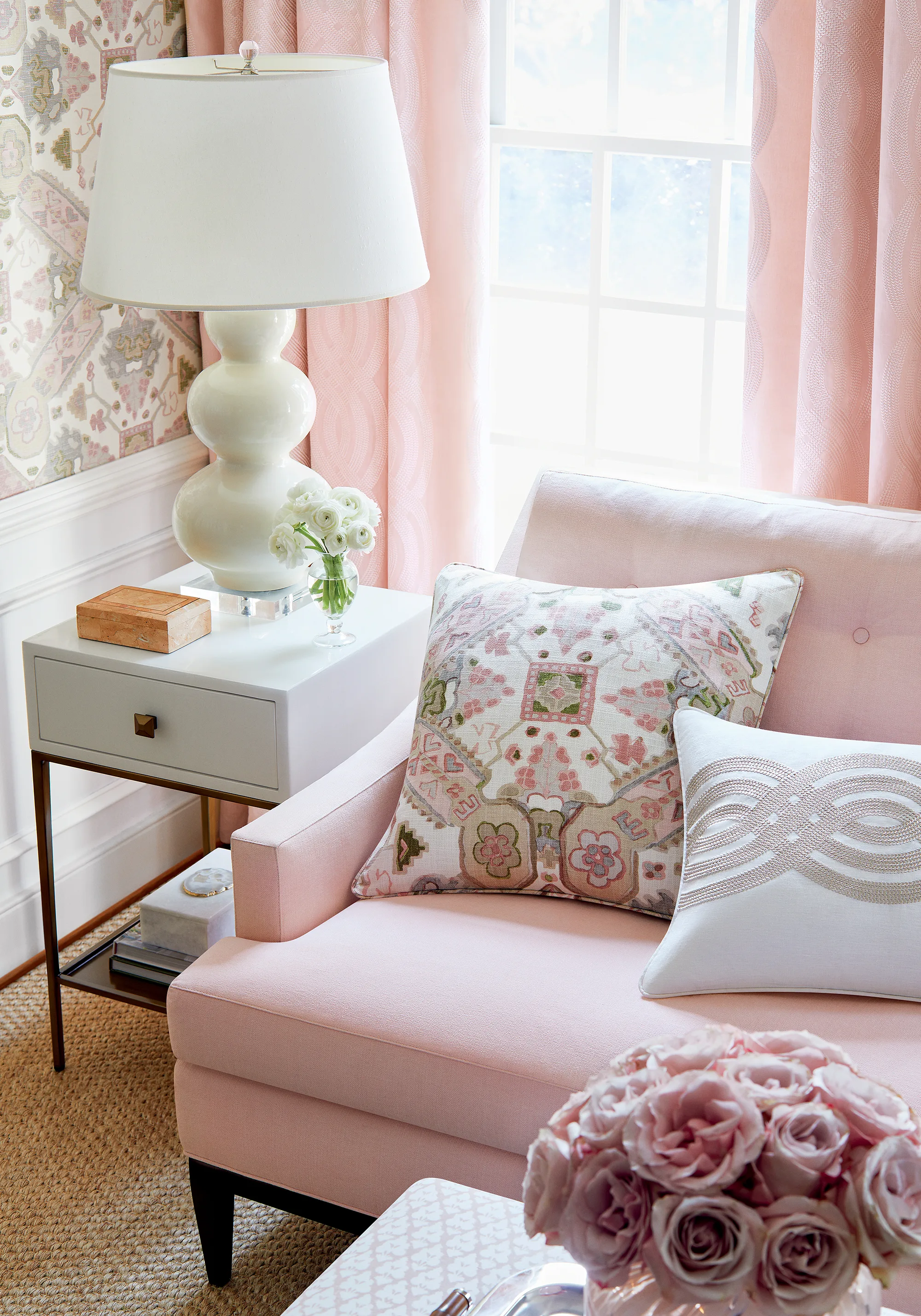 Thibaut Braid Embroidery in Cream (W710804)