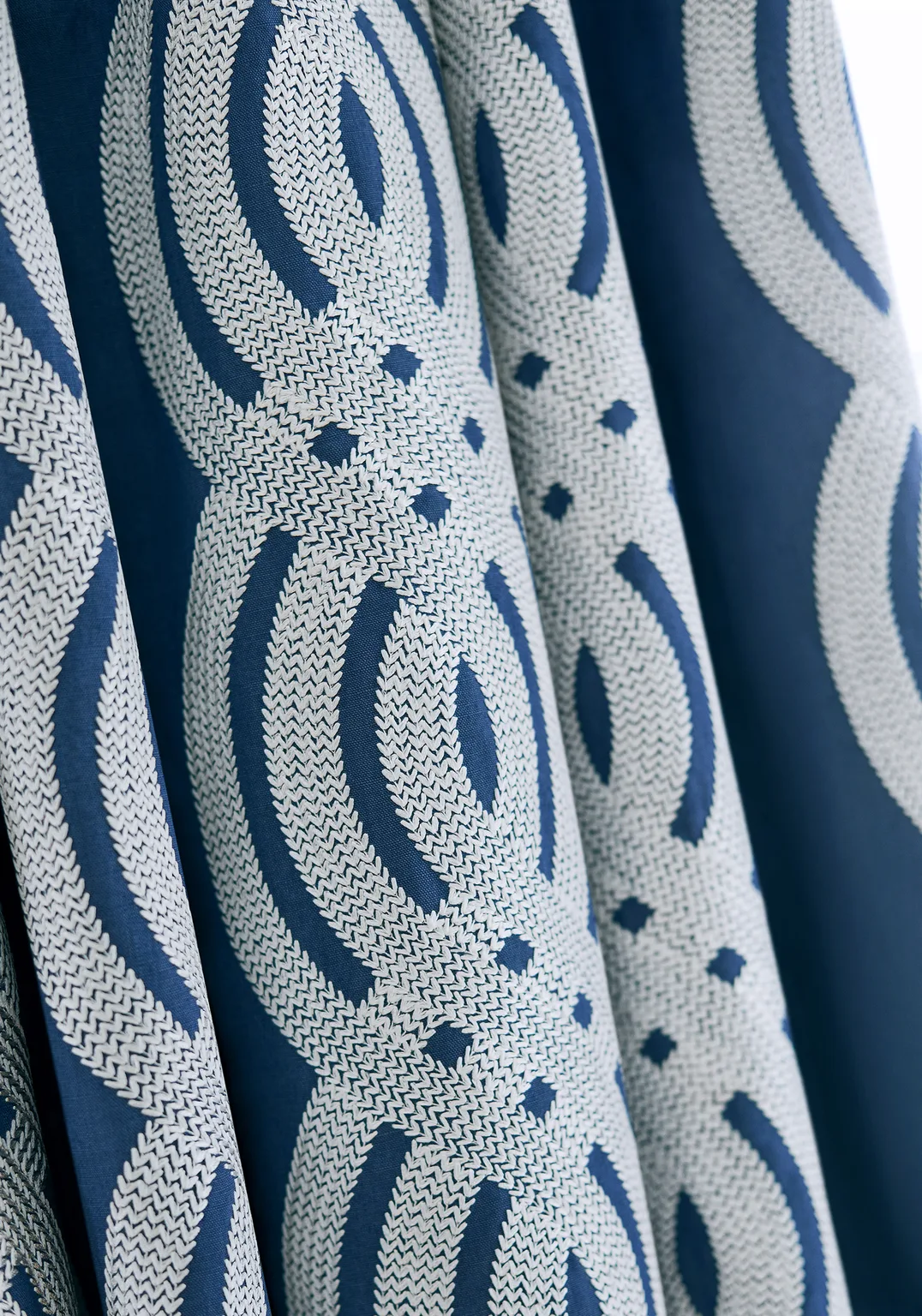 Thibaut Braid Embroidery in Navy (W710802)