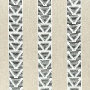 Anna French Burton Stripe in Linen and Black (AF23125)