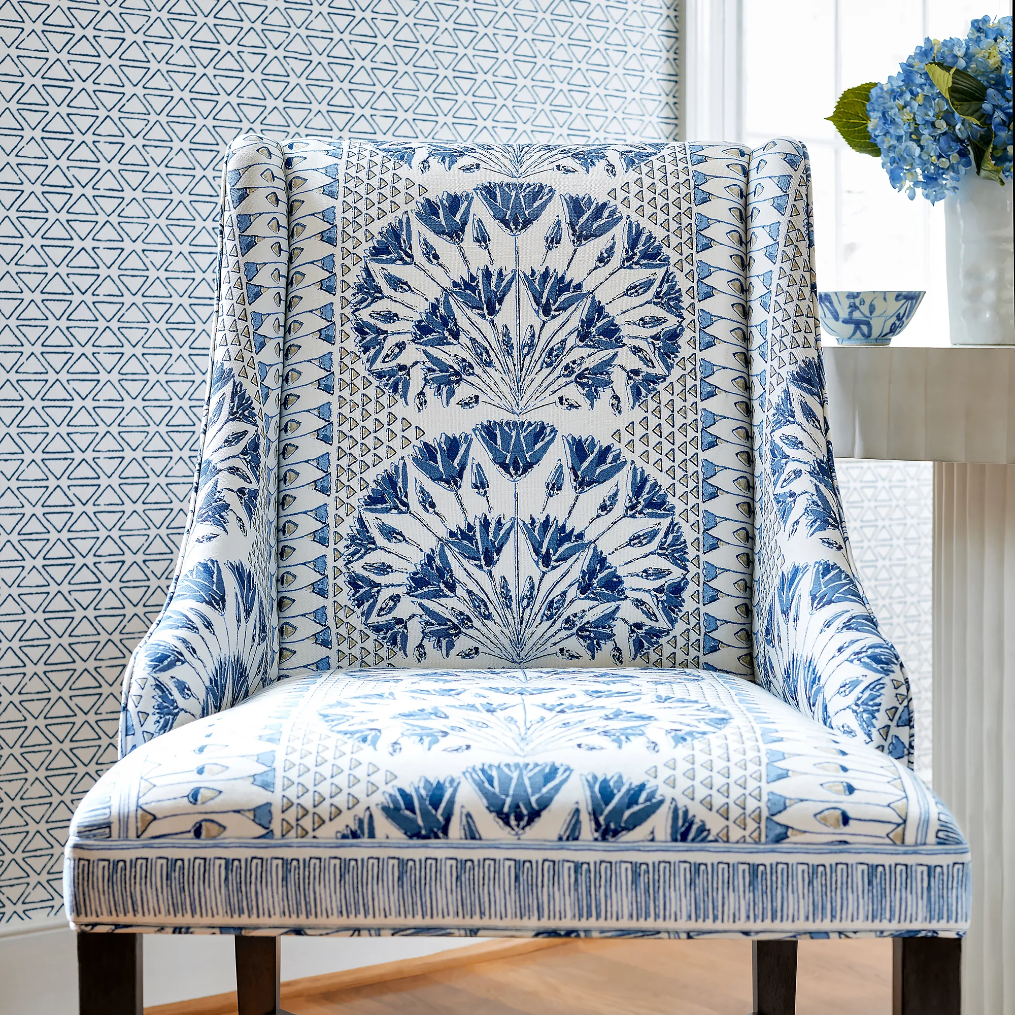 Anna French Cairo in Blue and White (AF9624)