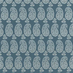 Anna French Campania Paisley in Blue (AW16110)