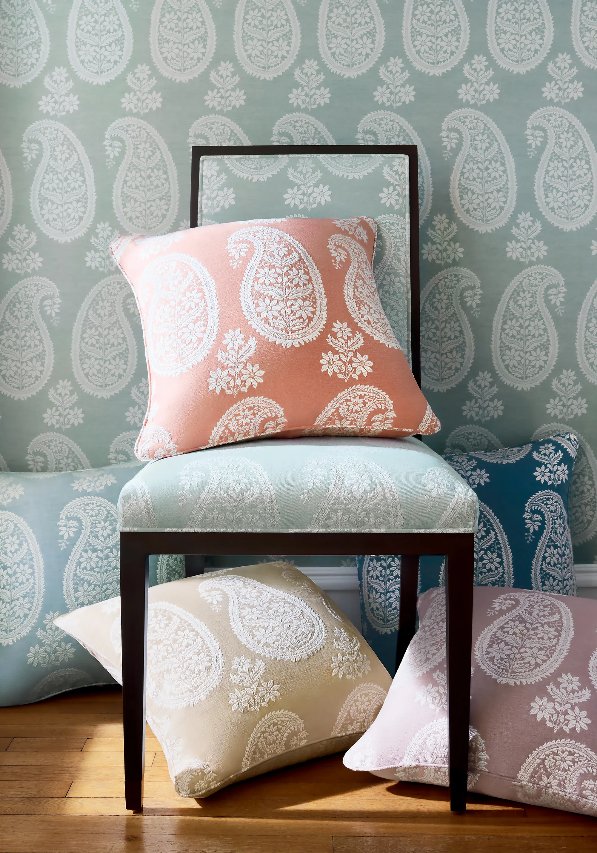 Anna French Campania Paisley in Robin's Egg (AW16108)