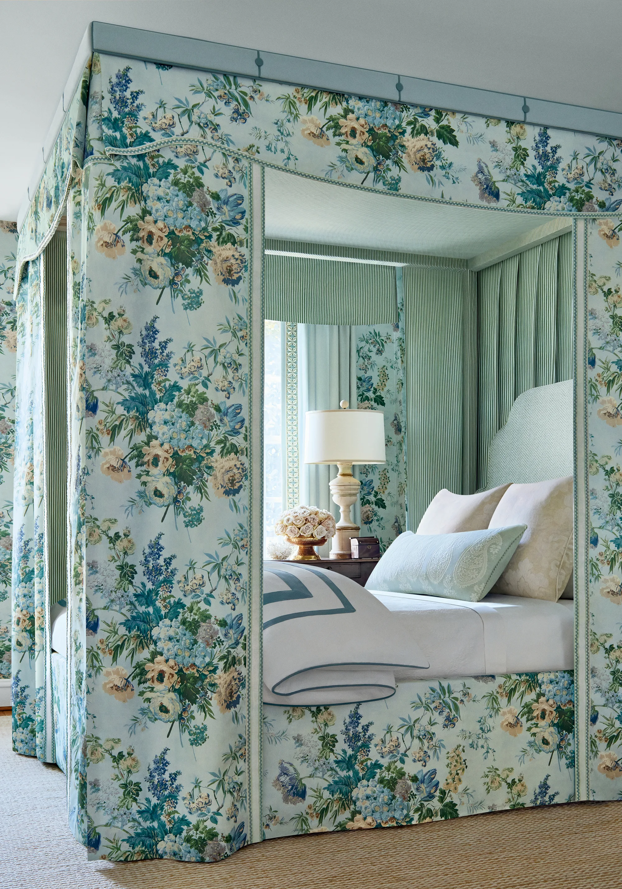 Anna French Campania Paisley in Sage (AW16112)